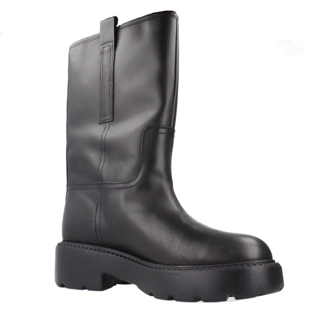 TOMMY JEANS TJW LEATHER MID TUBULAR en color NEGRO  (5)