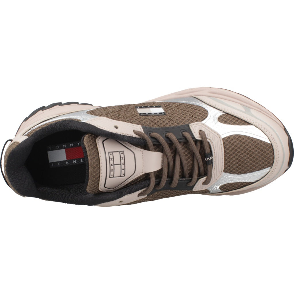TOMMY JEANS TJW OUTDOOR RUNNER en color VERDE  (7)
