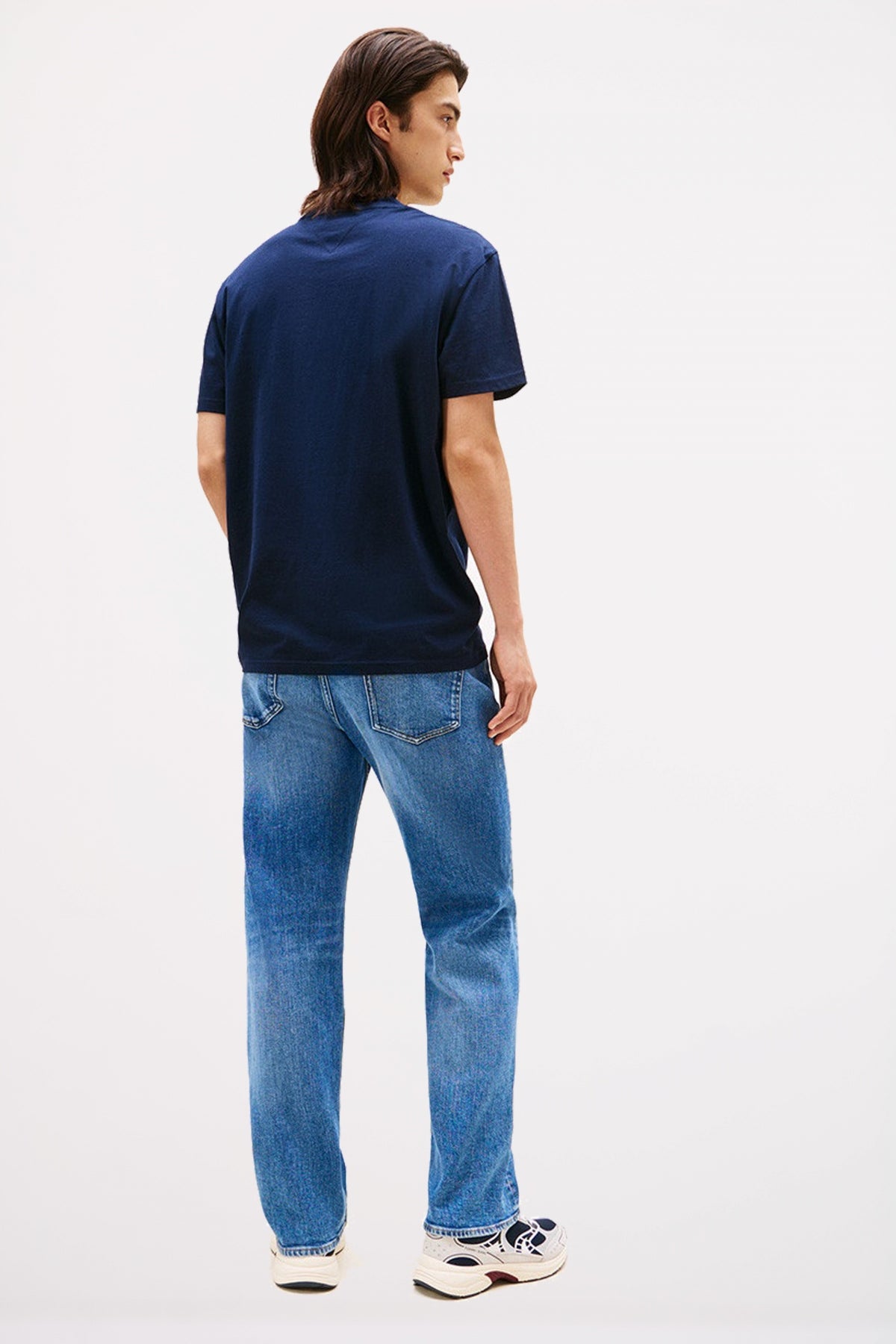 TOMMY JEANS TJM REG CBLK LINEAR LOGO en color AZUL  (3)