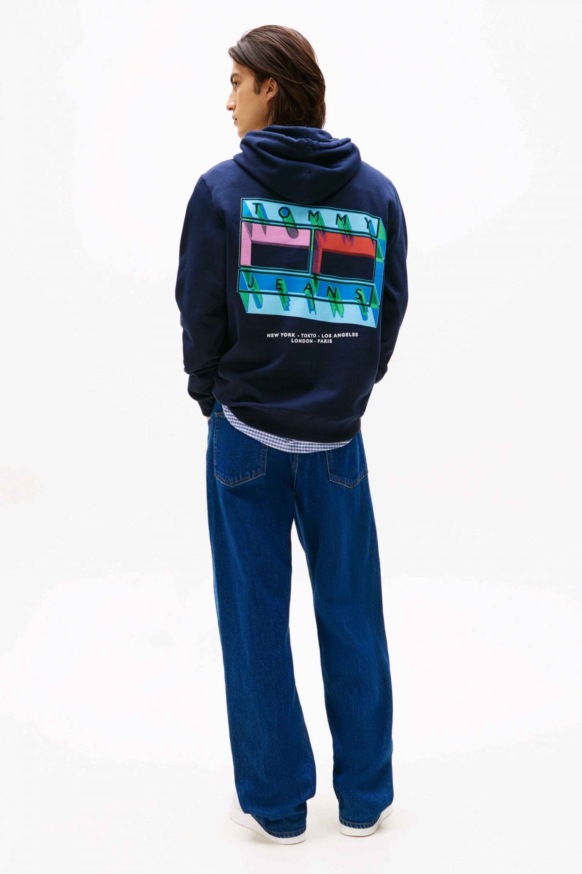TOMMY JEANS TJM REG DNA FLAG PLAY HO en color AZUL  (3)