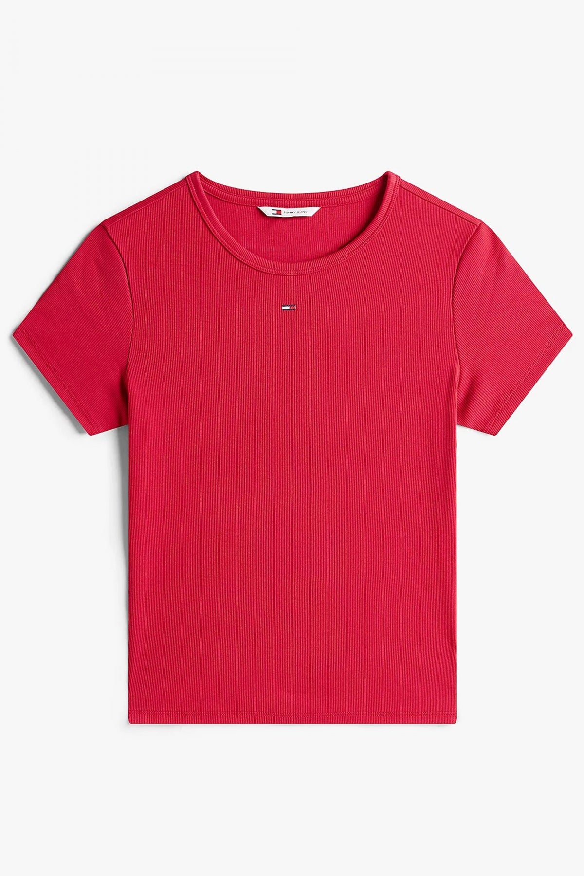 TOMMY JEANS TJW SLIM ESSENTIAL RIB S en color ROSA  (2)
