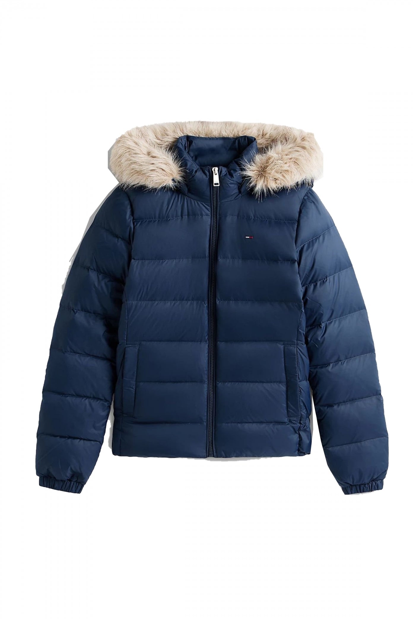 TOMMY JEANS BASIC HOODED DOWN JA en color AZUL  (2)