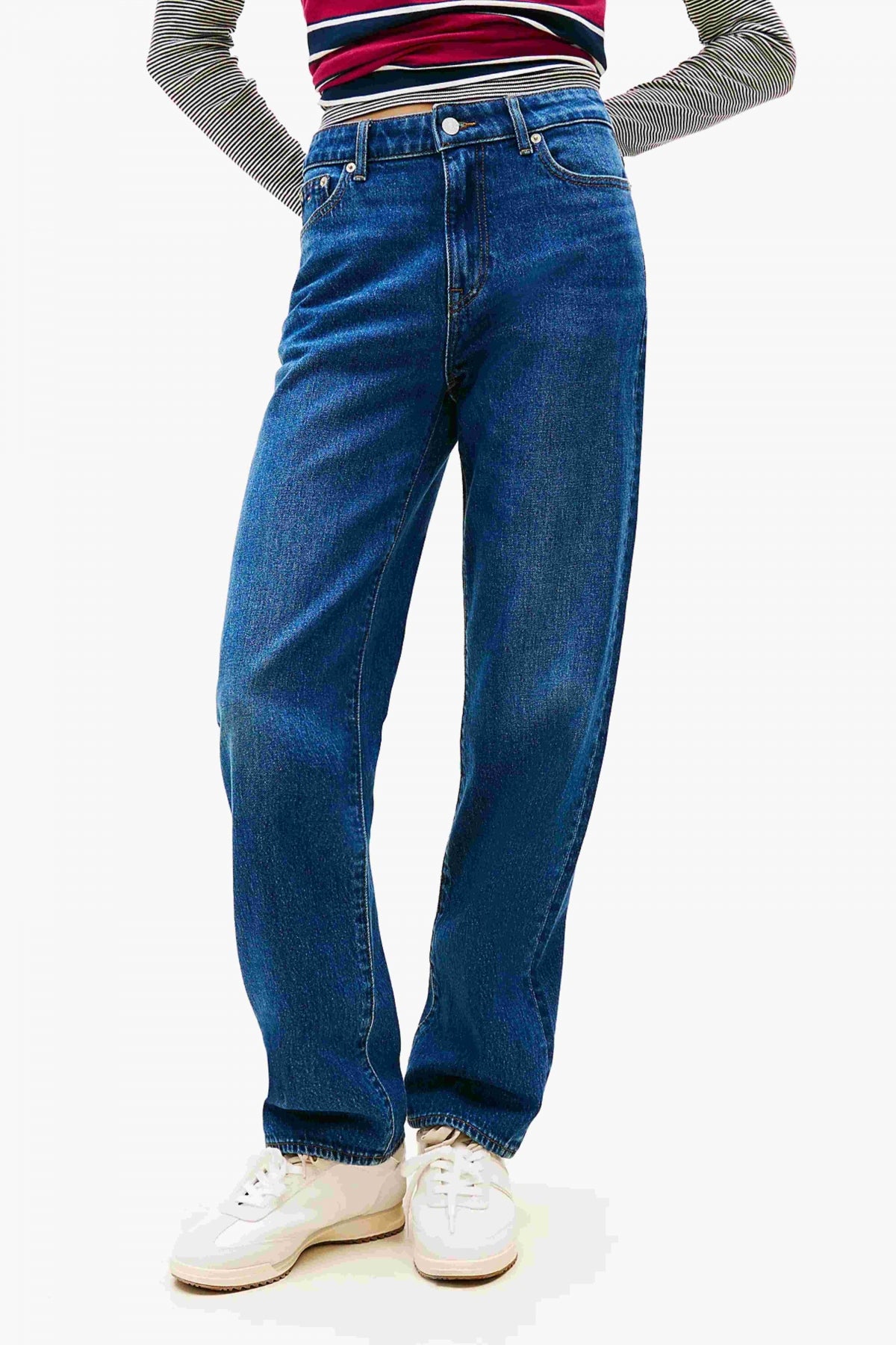 TOMMY JEANS LAYLA HR SLIM STR BI en color AZUL  (1)