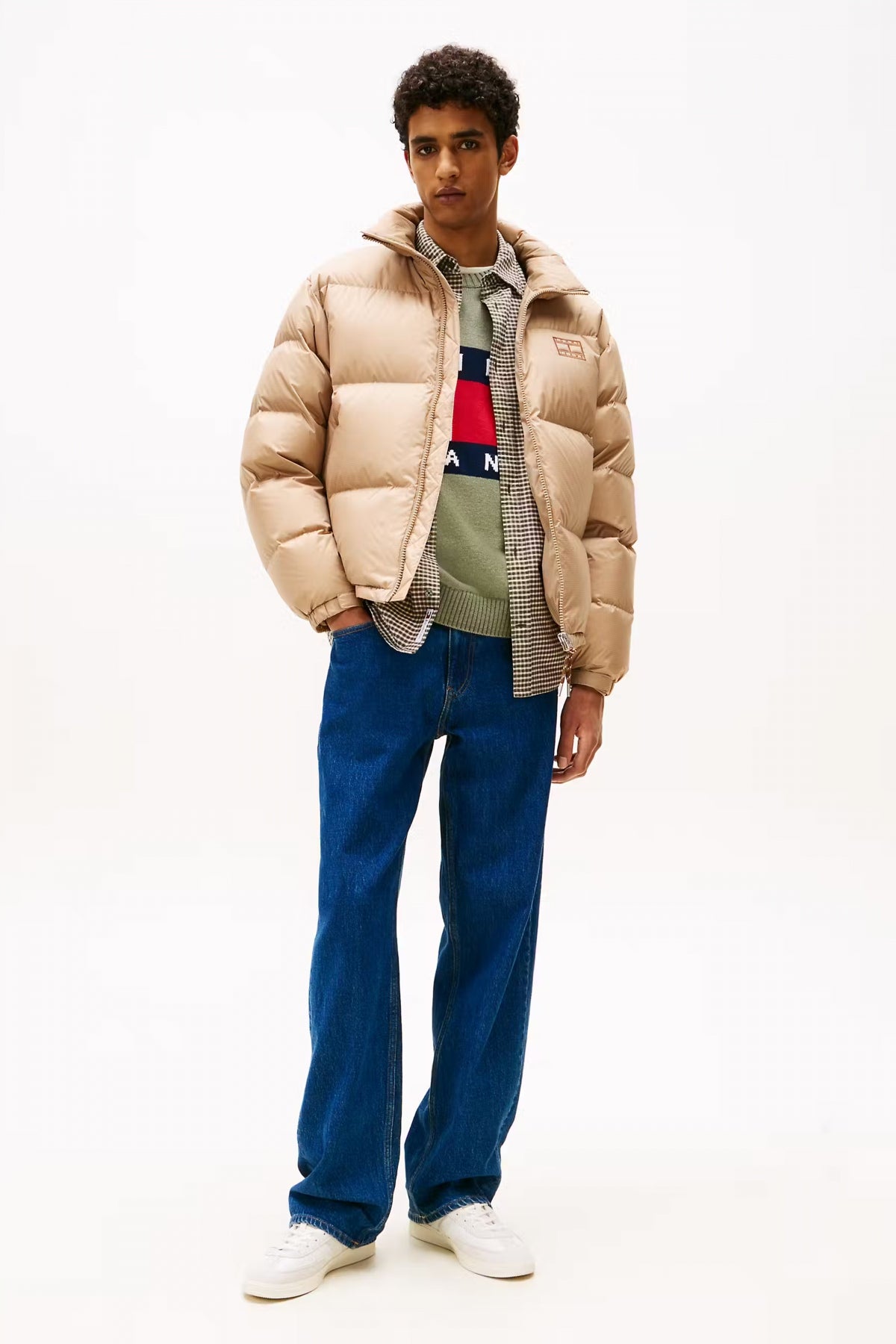 TOMMY JEANS TJM ALASKA DOWN PUFFER E en color MARRON  (4)