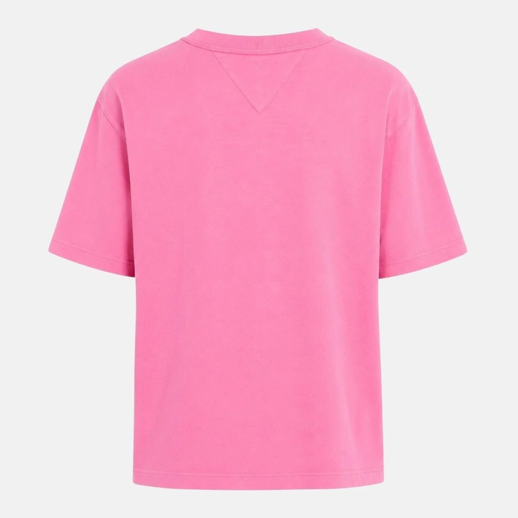 TOMMY JEANS DWDW BXY BADGE en color ROSA  (5)