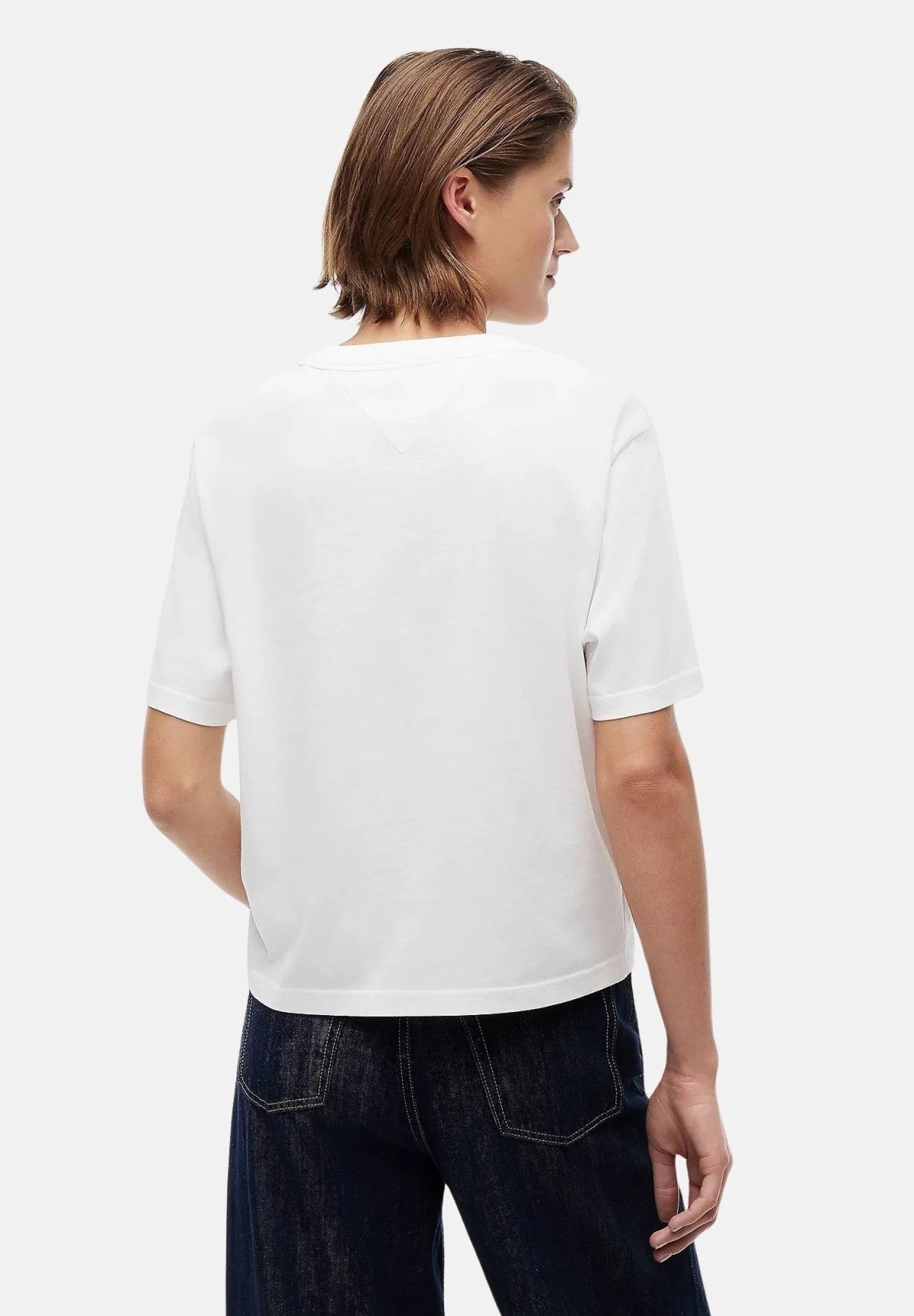 TOMMY JEANS DWDW BXY BADGE en color BLANCO  (2)
