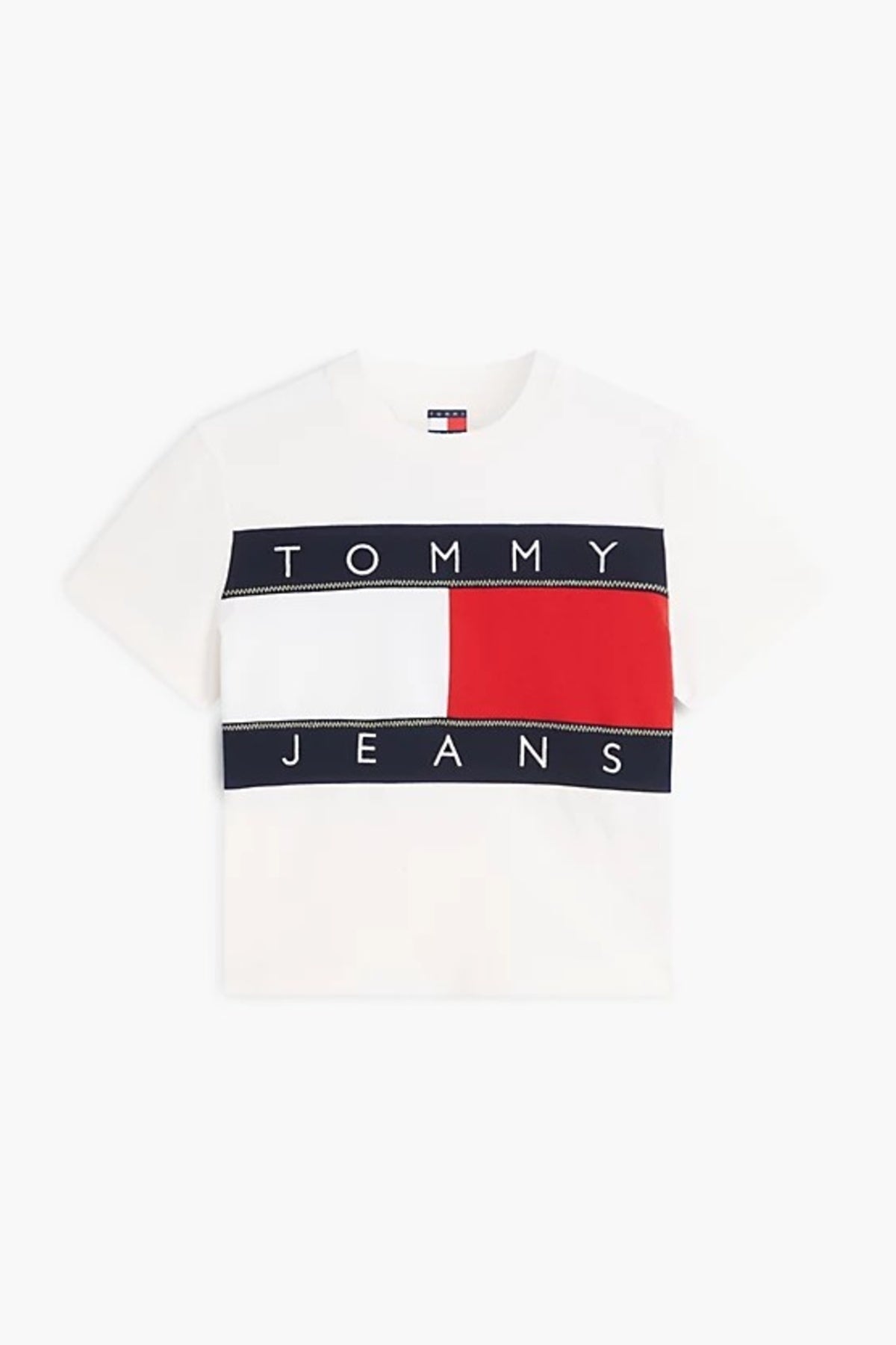 TOMMY JEANS DWDW REG FLAG SS en color BLANCO  (3)