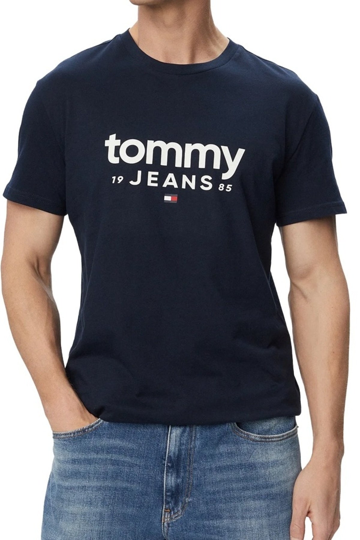 TOMMY JEANS DMDM SLIM GRAPHIC en color AZUL  (1)