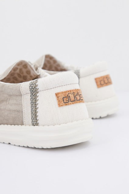 HEY DUDE WALLY LINEN en color VERDE  (4)