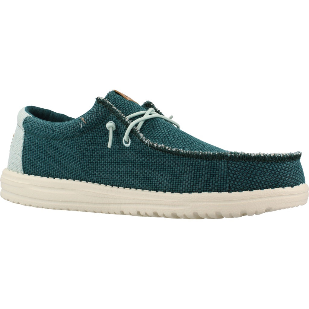 HEY DUDE WALLY BRAIDED en color VERDE  (5)