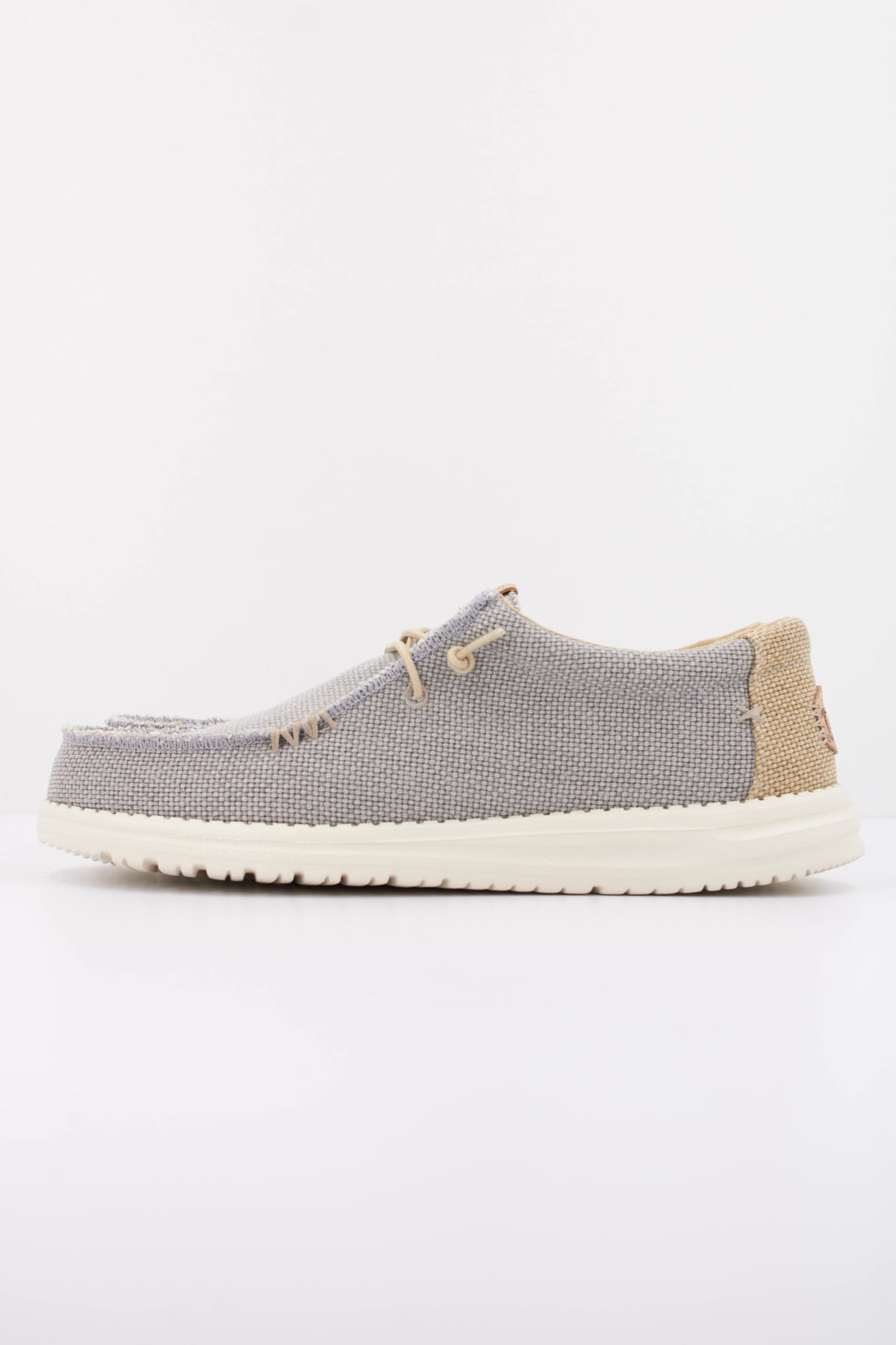 HEY DUDE WALLY BRAIDED en color GRIS  (1)