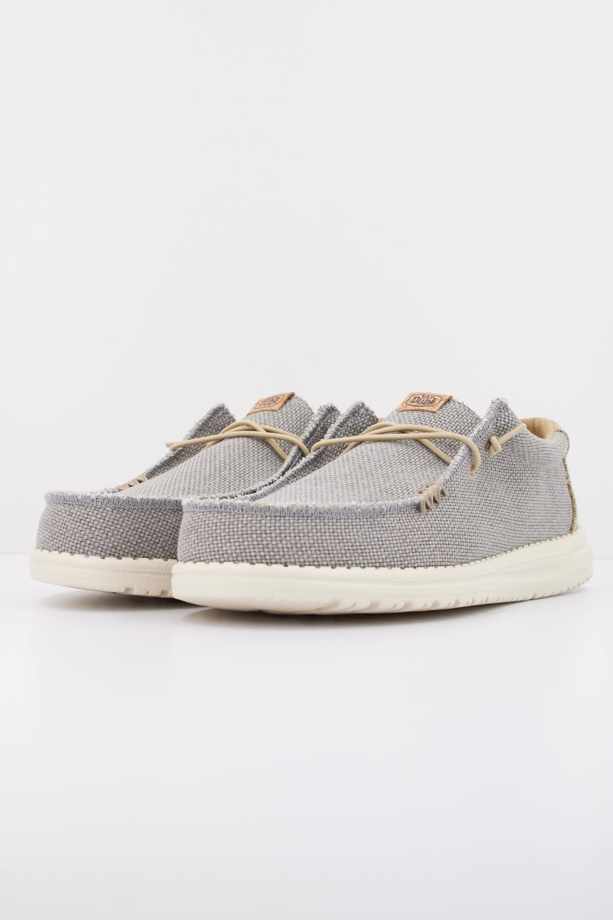 HEY DUDE WALLY BRAIDED en color GRIS  (2)