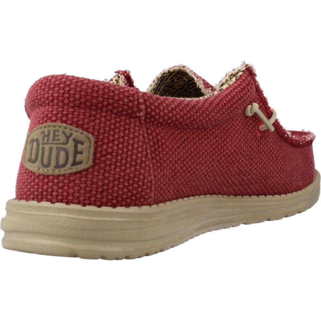 HEY DUDE WALLY BRAIDED en color ROJO  (3)