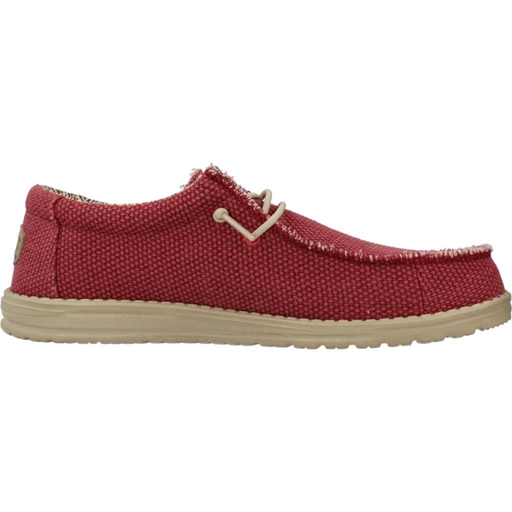 HEY DUDE WALLY BRAIDED en color ROJO  (4)