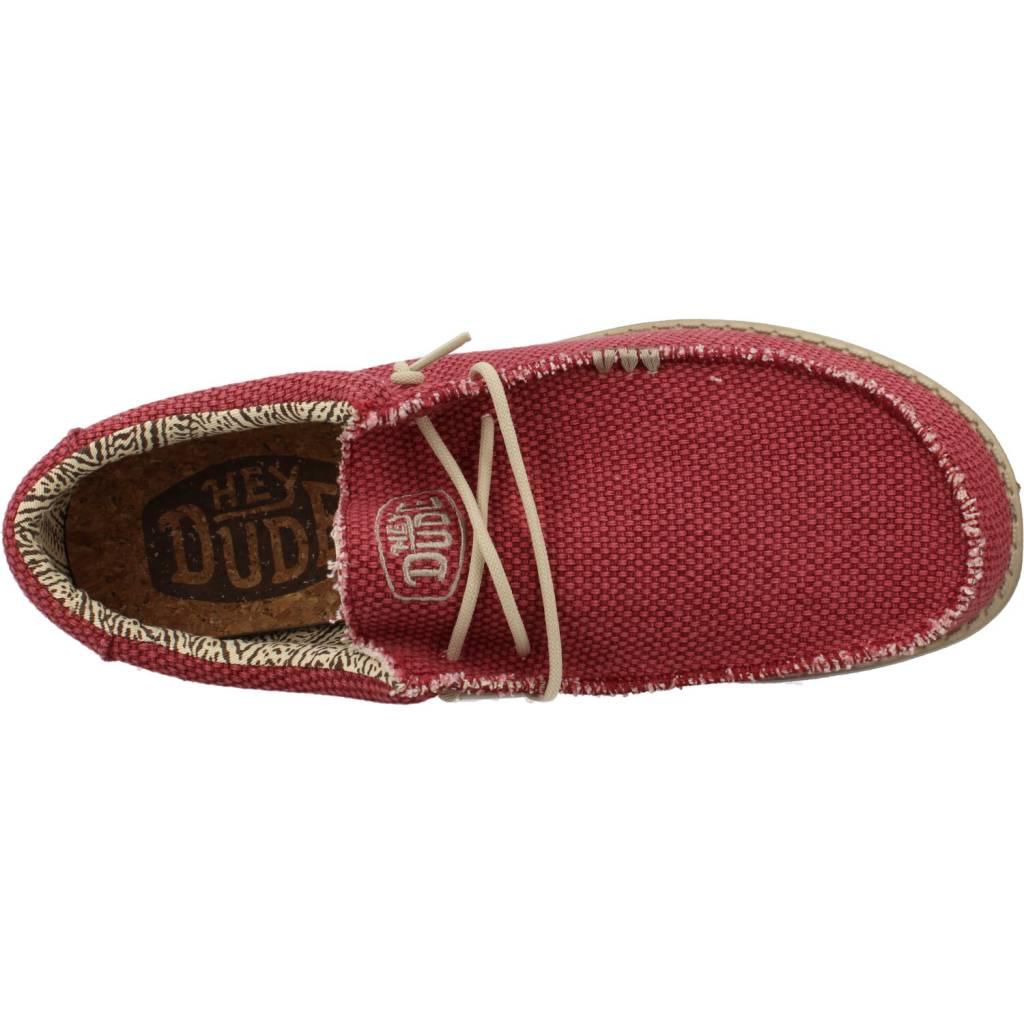 HEY DUDE WALLY BRAIDED en color ROJO  (7)