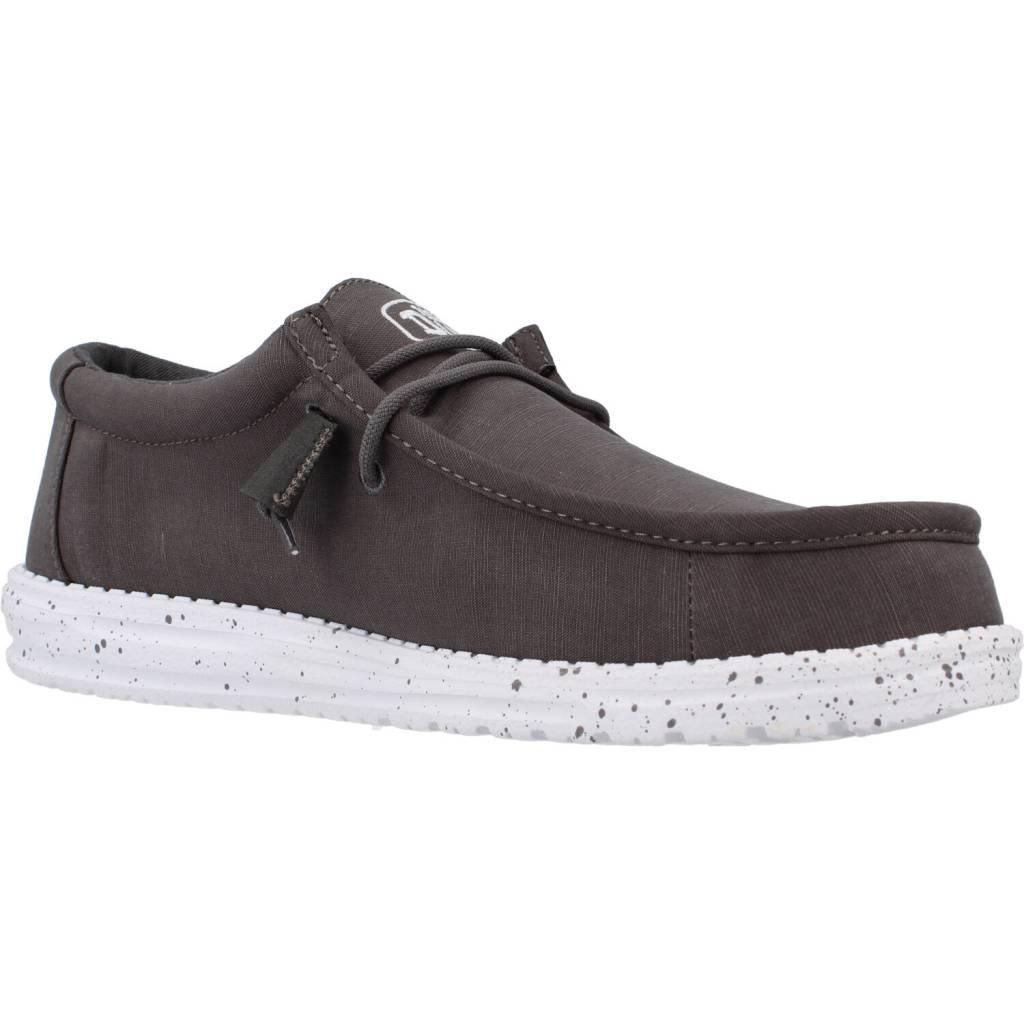 HEY DUDE WALLY SLUB CANVAS en color GRIS  (5)
