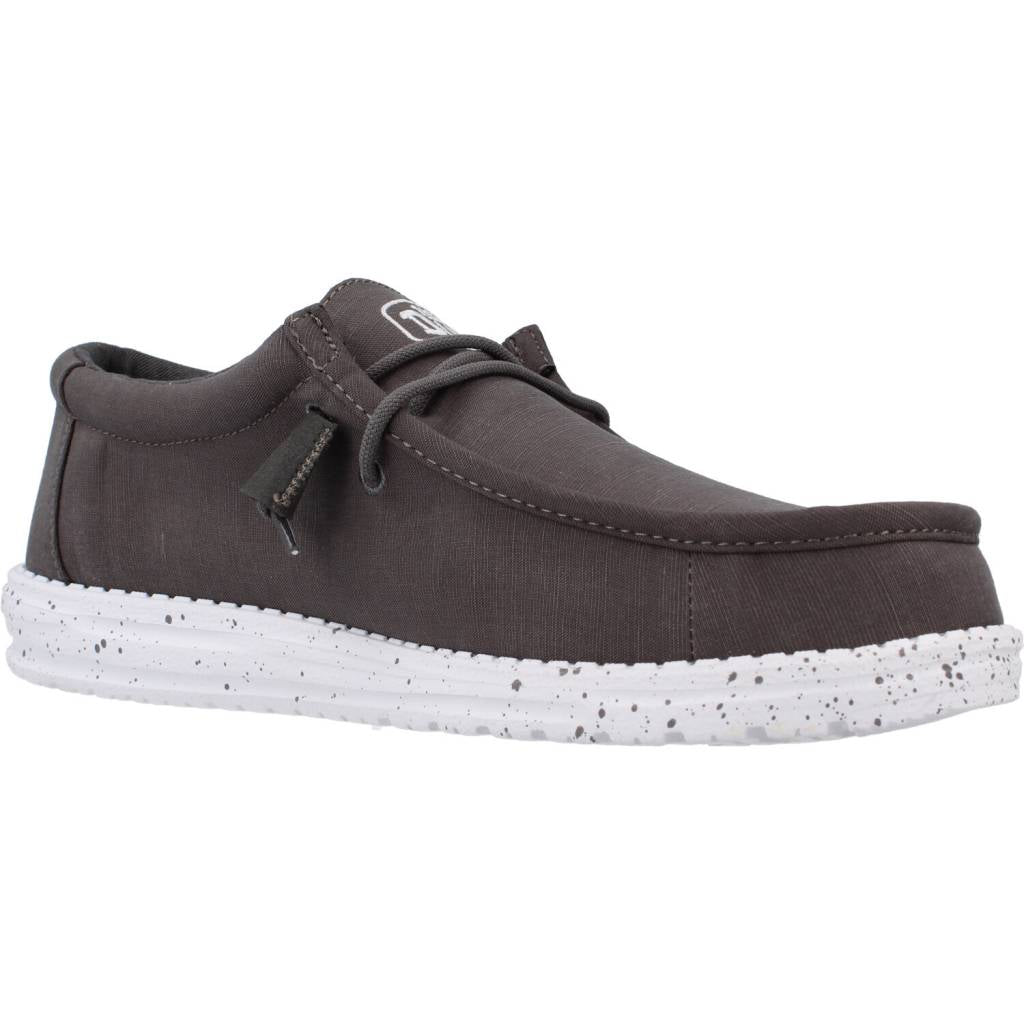 HEY DUDE WALLY SLUB CANVAS en color GRIS  (5)