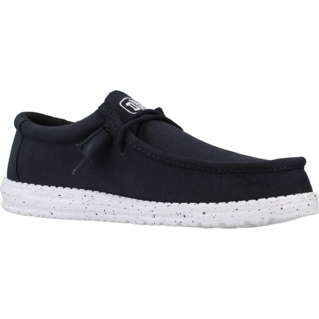 HEY DUDE WALLY SLUB CANVAS en color AZUL  (5)