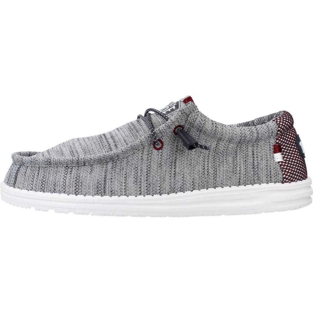 HEY DUDE WALLY SOX en color GRIS  (2)