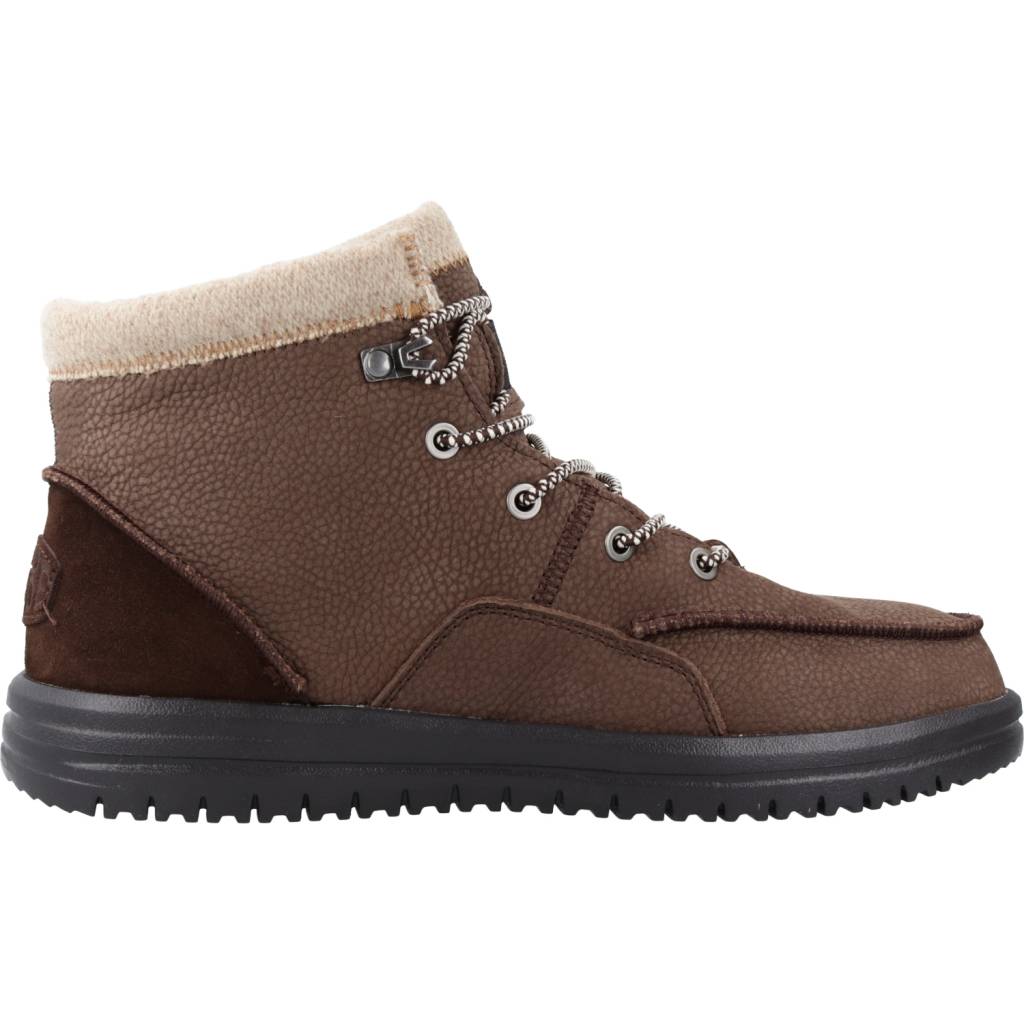 HEY DUDE BRADLEY BOOT LEATHER en color MARRON  (4)