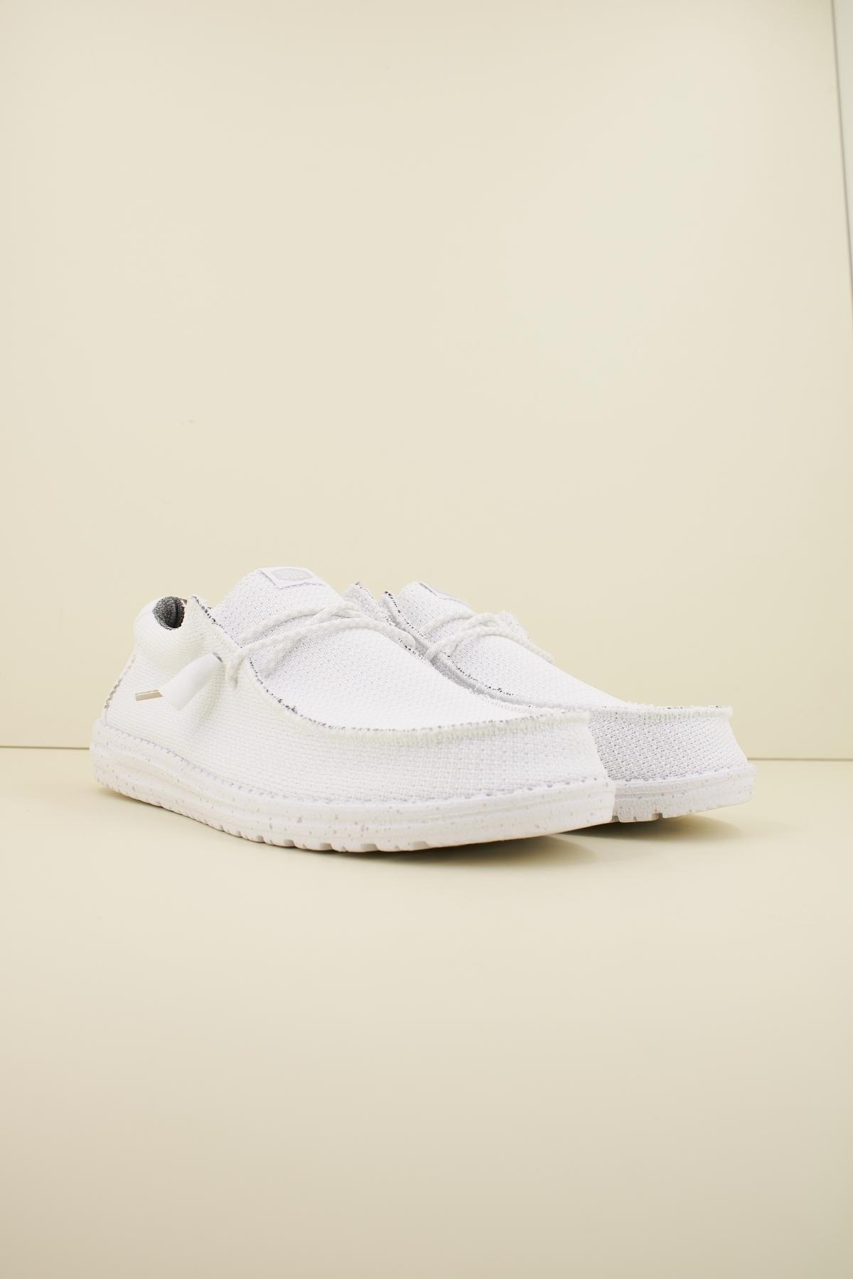 HEY DUDE WALLY SPORT MESH en color BLANCO  (2)