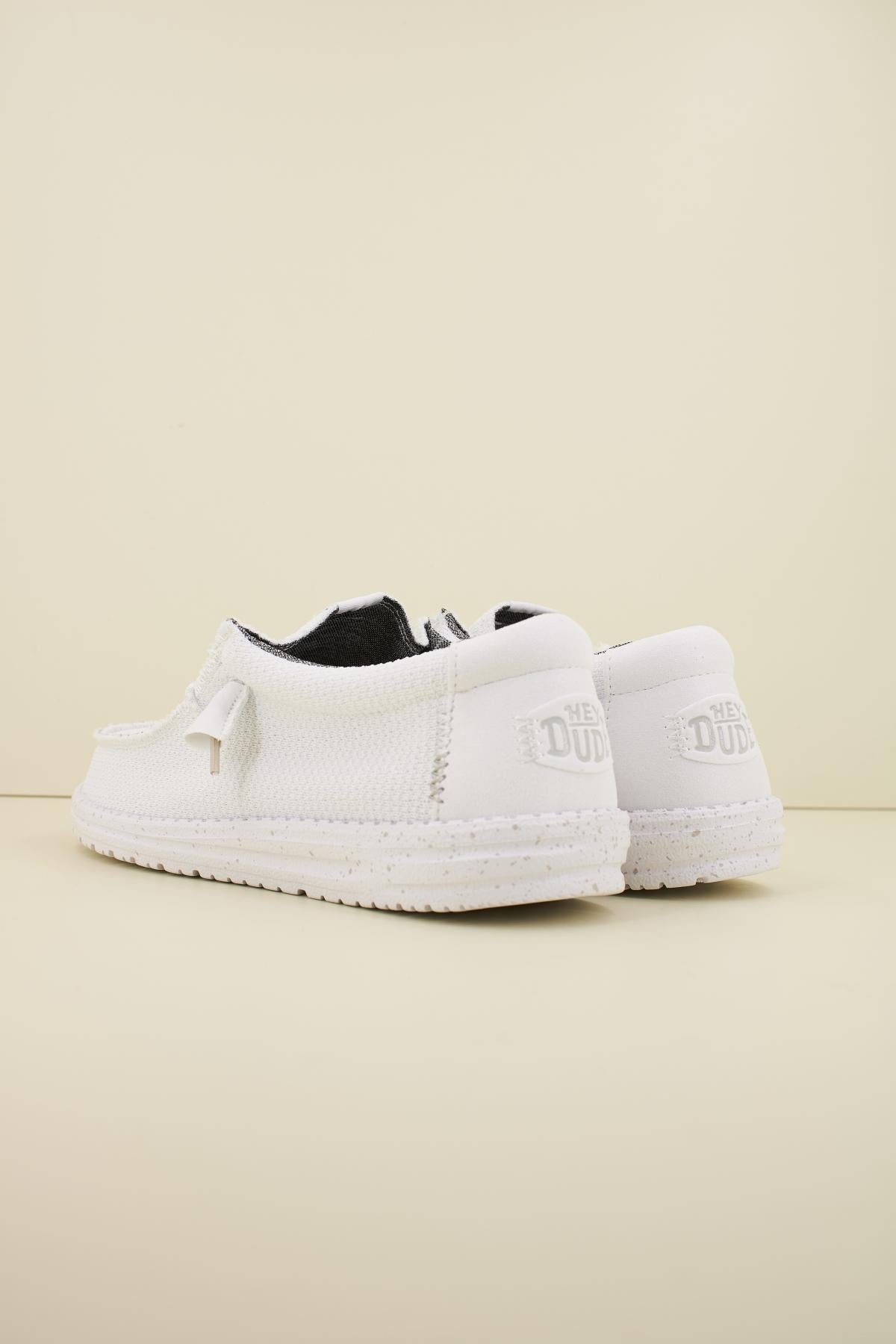 HEY DUDE WALLY SPORT MESH en color BLANCO  (3)