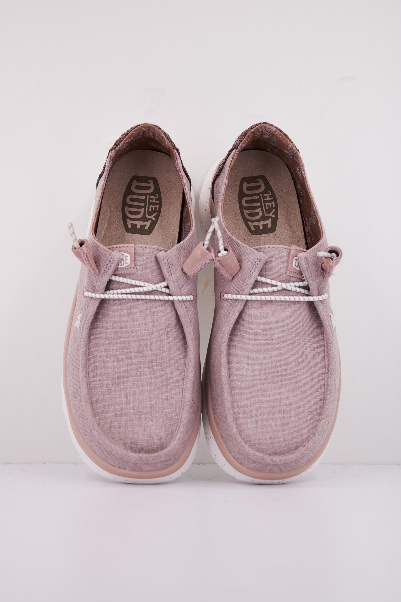 HEY DUDE WENDY PEAK CHAMBRAY en color ROSA  (3)