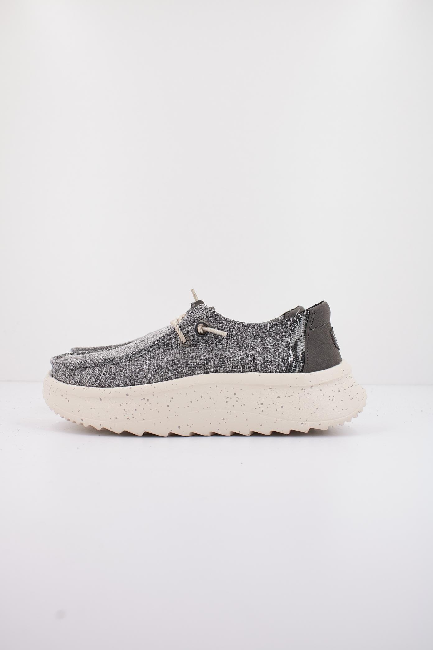 HEY DUDE WENDY PEAK WOVEN en color GRIS  (1)