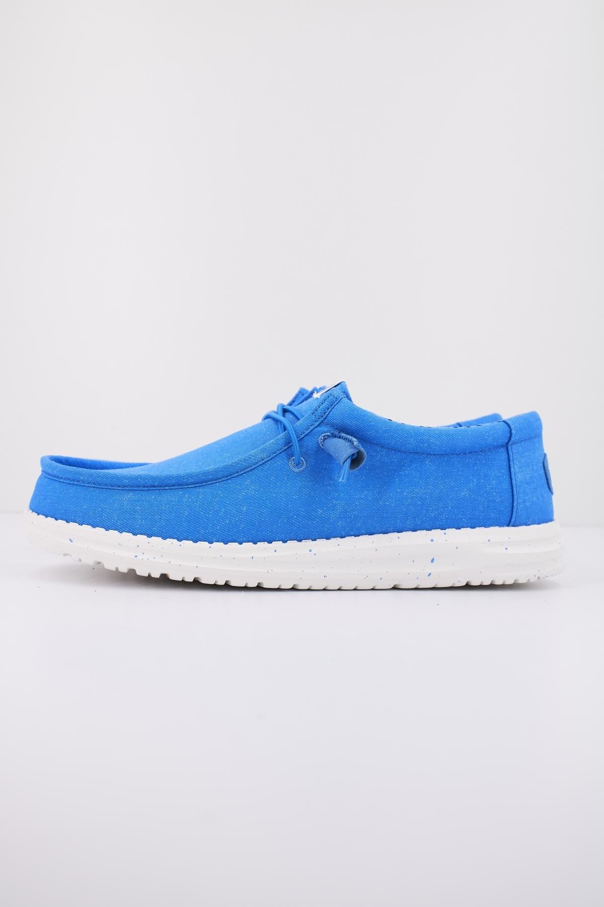 HEY DUDE WALLY STRETCH CANVAS en color AZUL  (1)