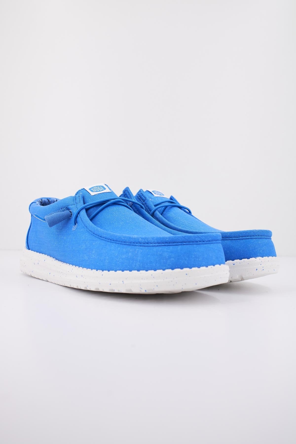 HEY DUDE WALLY STRETCH CANVAS en color AZUL  (2)