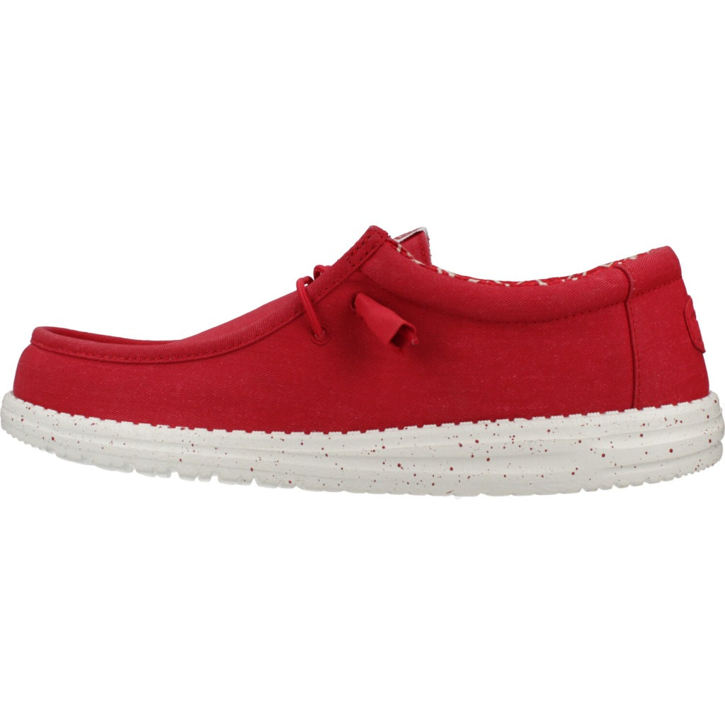 HEY DUDE WALLY STRETCH CANVAS en color ROJO  (2)