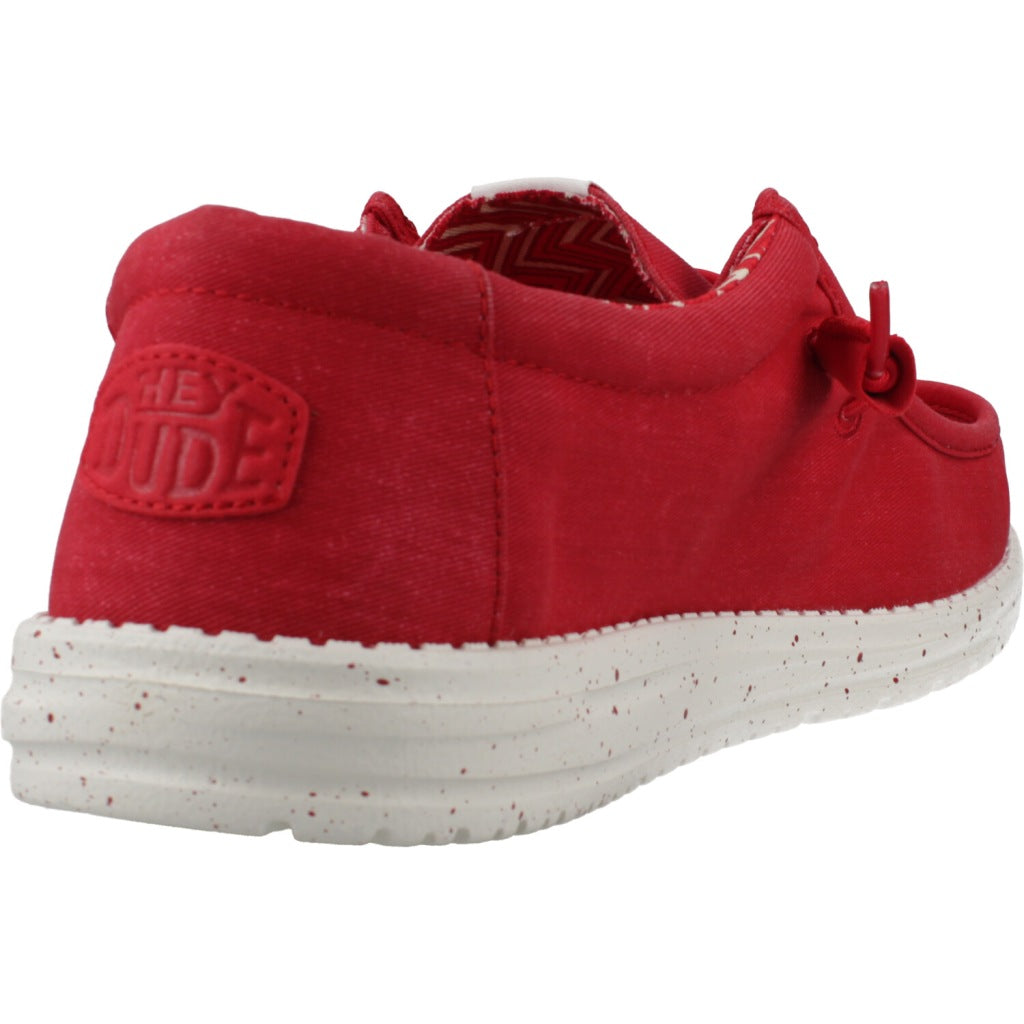 HEY DUDE WALLY STRETCH CANVAS en color ROJO  (3)