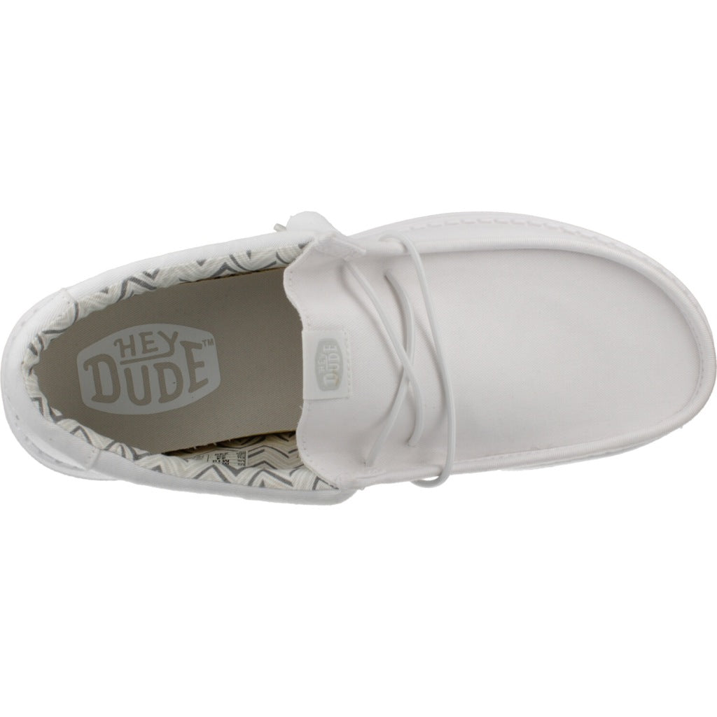 HEY DUDE WALLY STRETCH CANVAS en color BLANCO  (7)