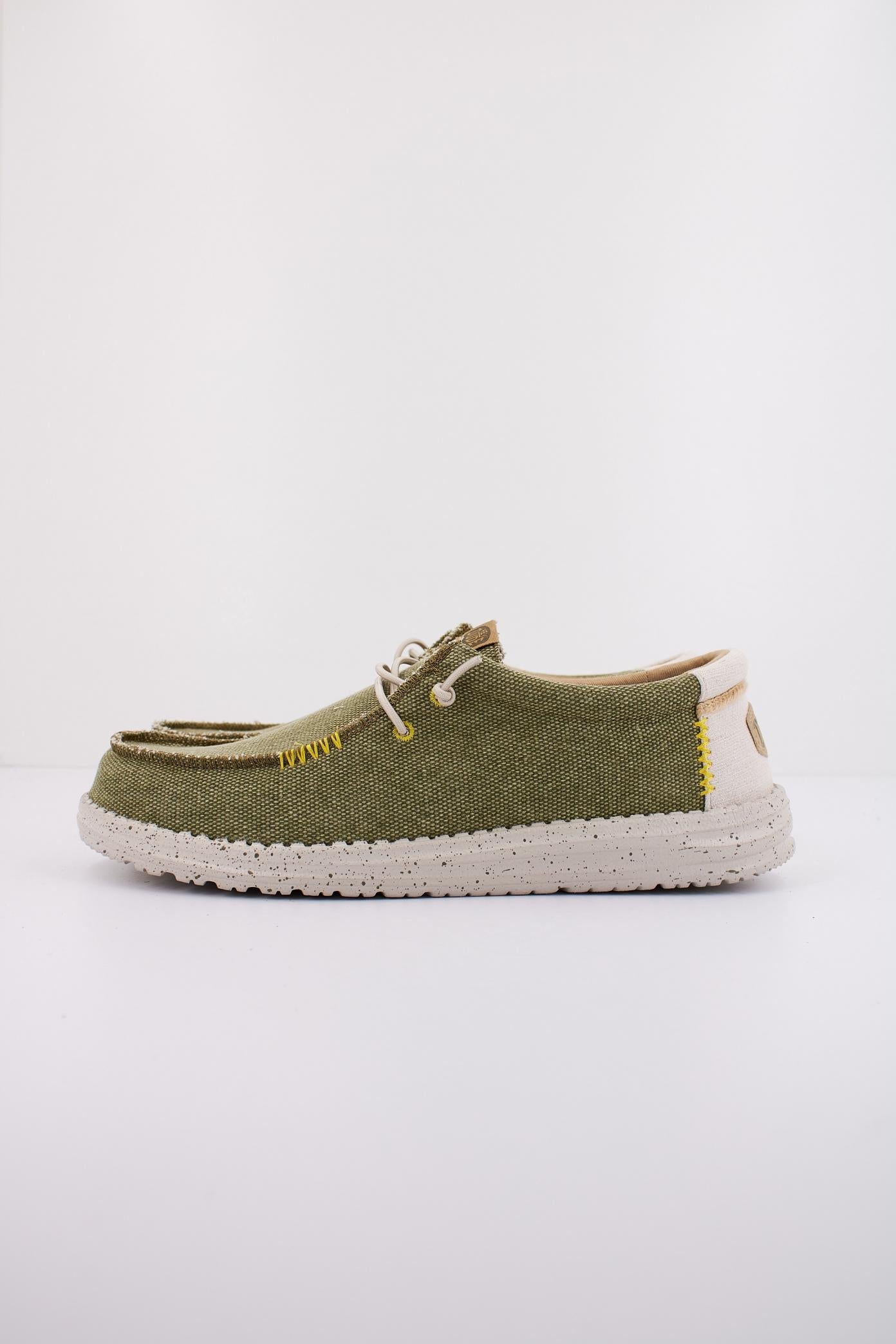 HEY DUDE WALLY COASTLINE JUTE en color VERDE  (1)