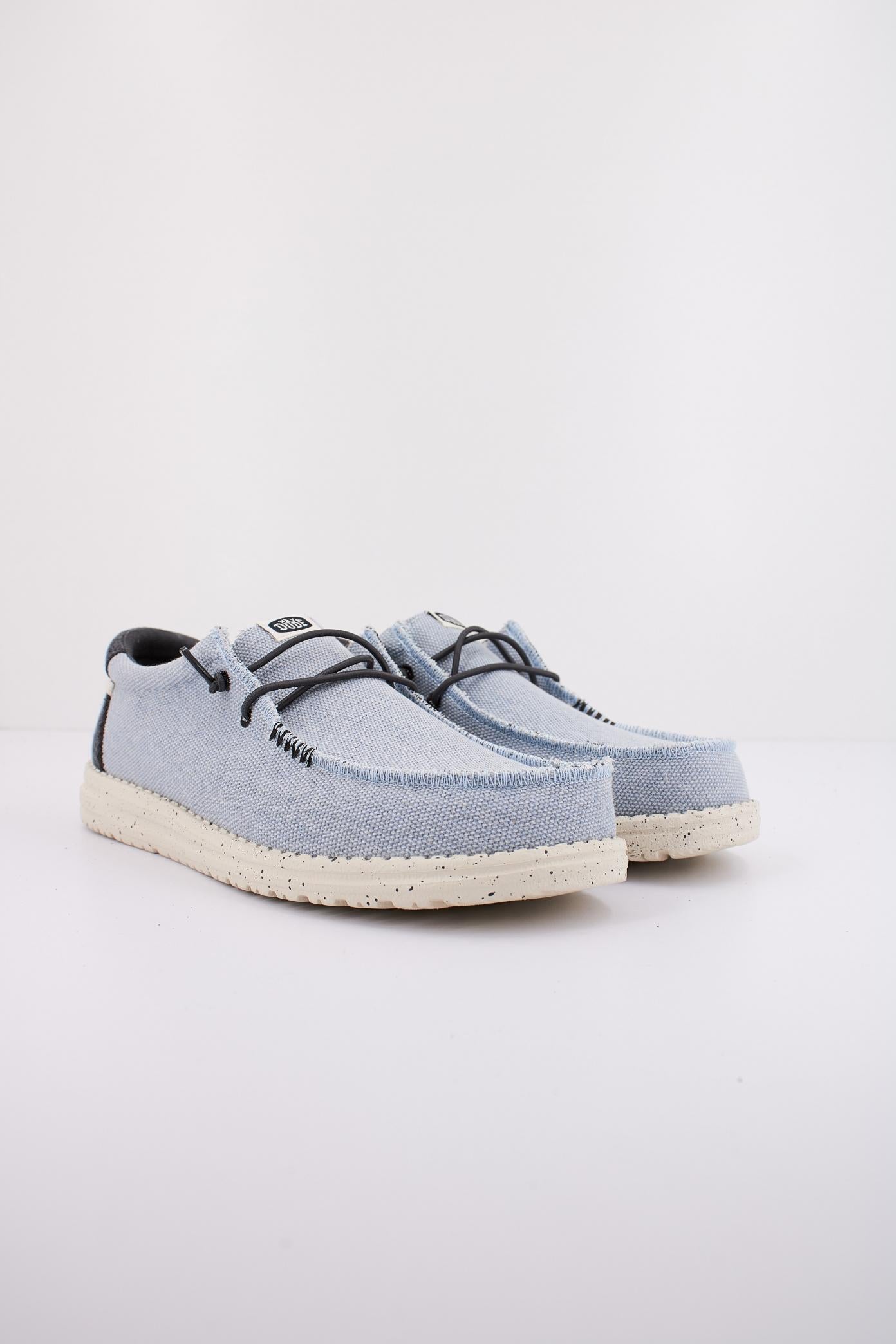 HEY DUDE WALLY COASTLINE JUTE en color AZUL  (2)