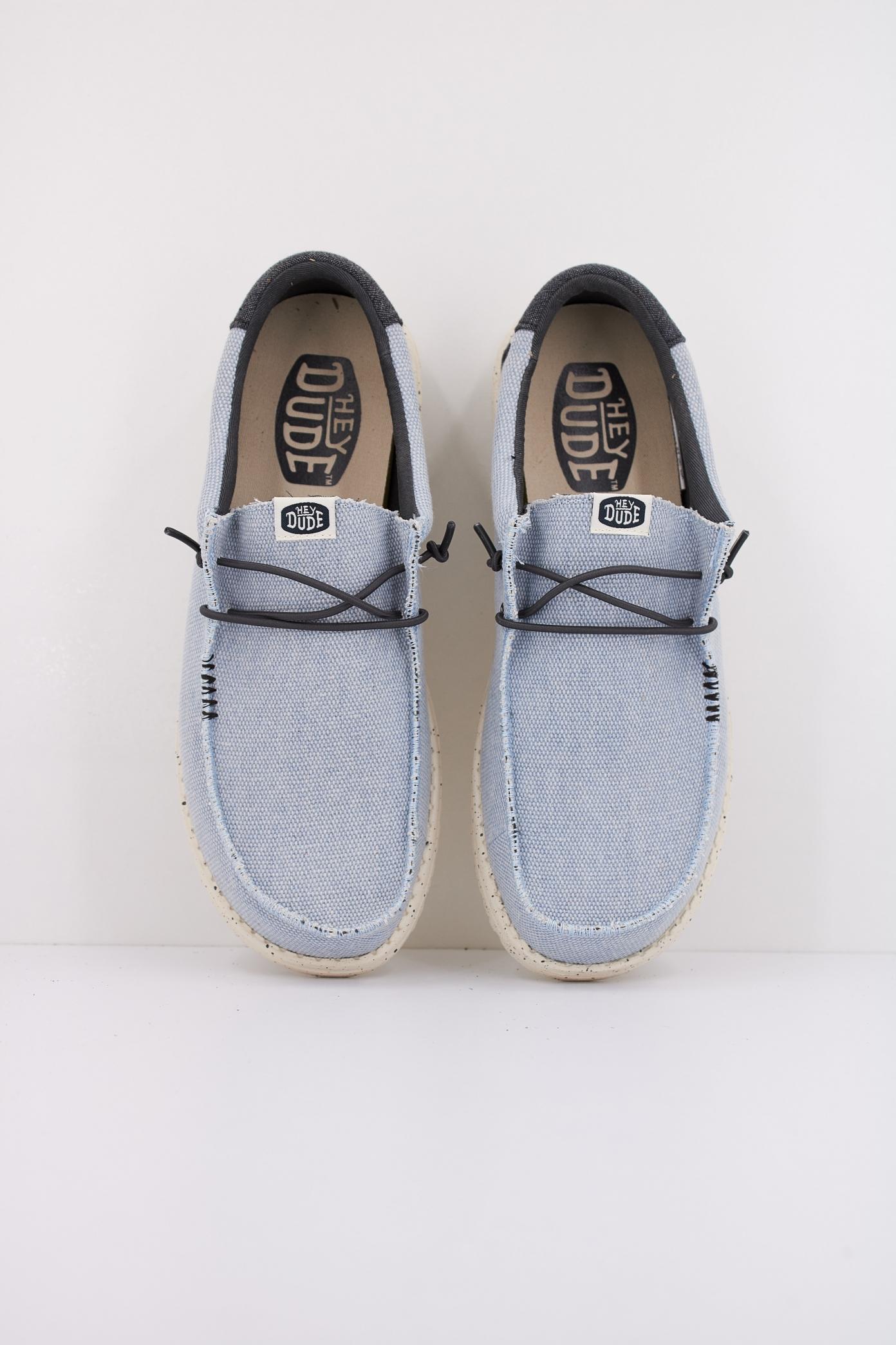 HEY DUDE WALLY COASTLINE JUTE en color AZUL  (3)