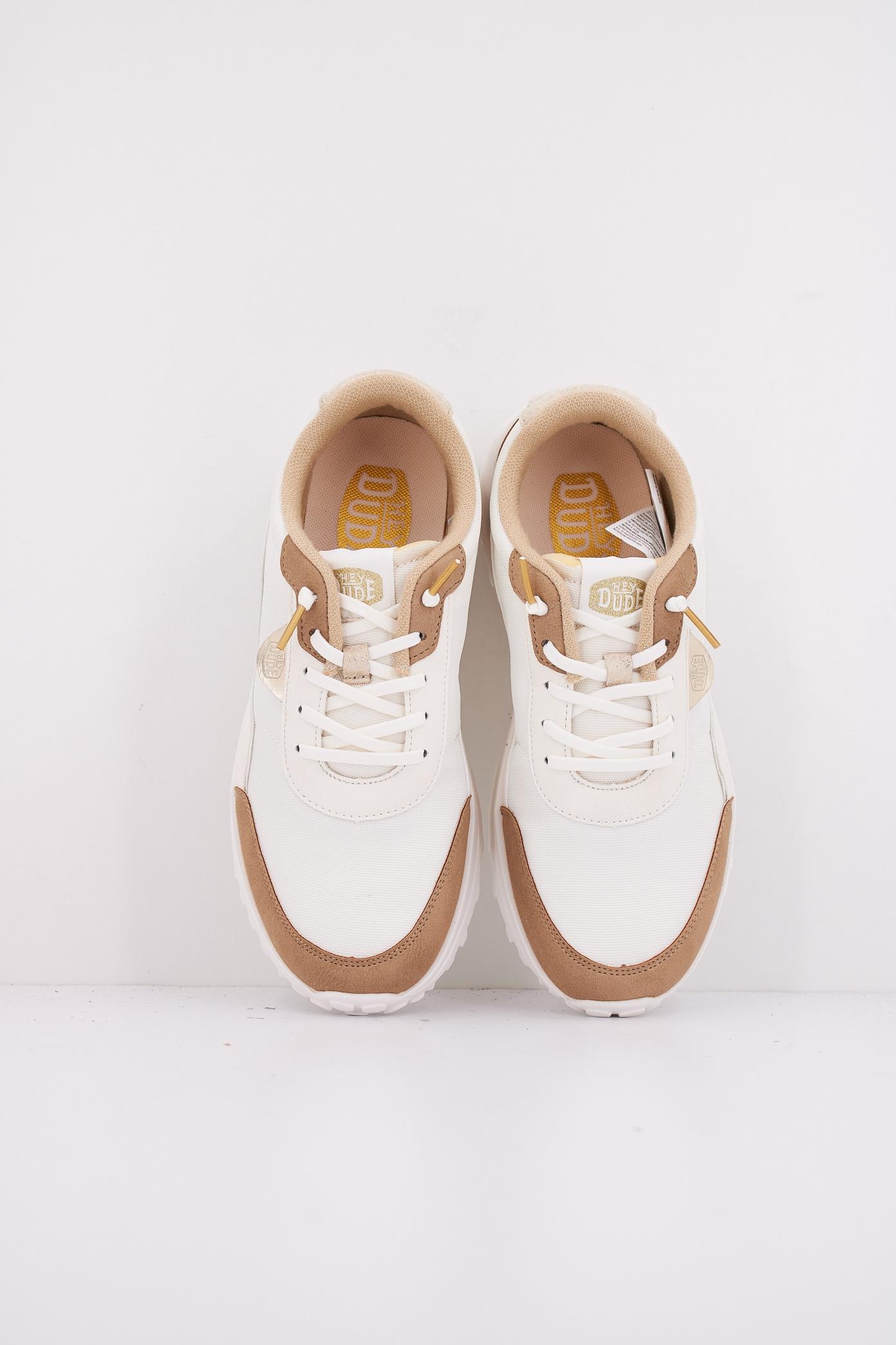 HEY DUDE HAYDEN W SHINE en color BEIS  (3)
