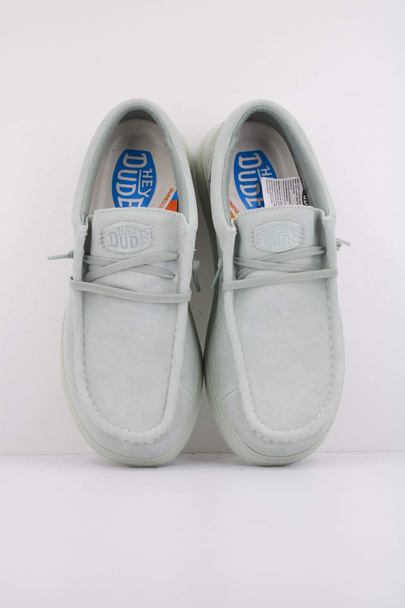 HEY DUDE WALLY X SUEDE en color AZUL  (3)