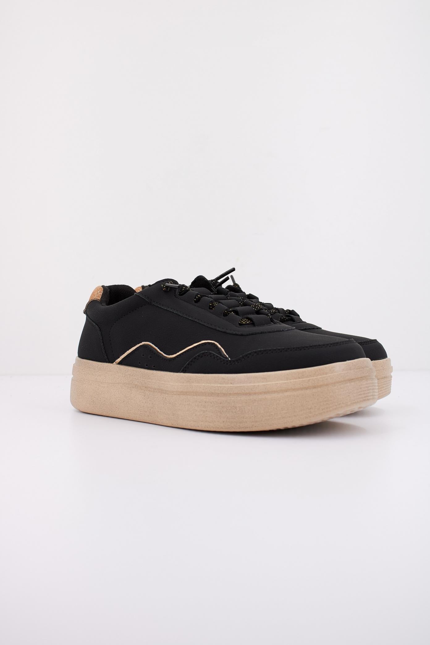 HEY DUDE HUDSON LIFT METALLIC en color NEGRO  (3)