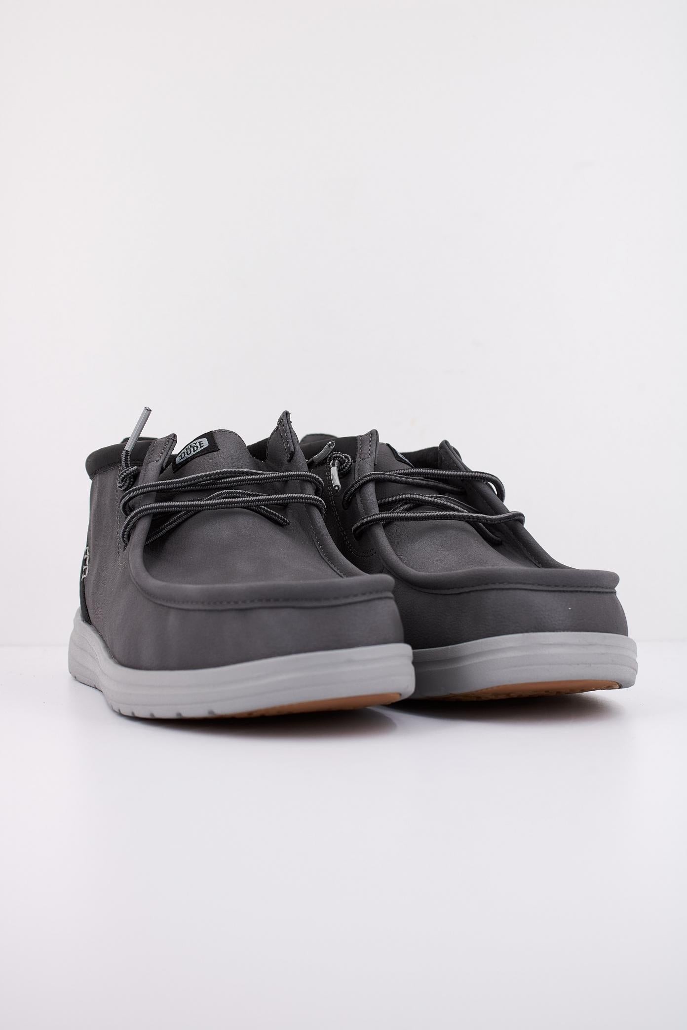 HEY DUDE  WALLY MID GRIP R CLASSIC en color GRIS  (2)