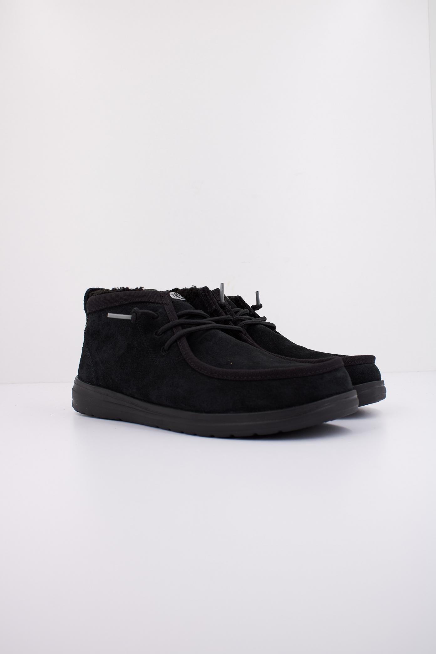 HEY DUDE WALLY MID GRIP R WARMTH en color NEGRO  (2)