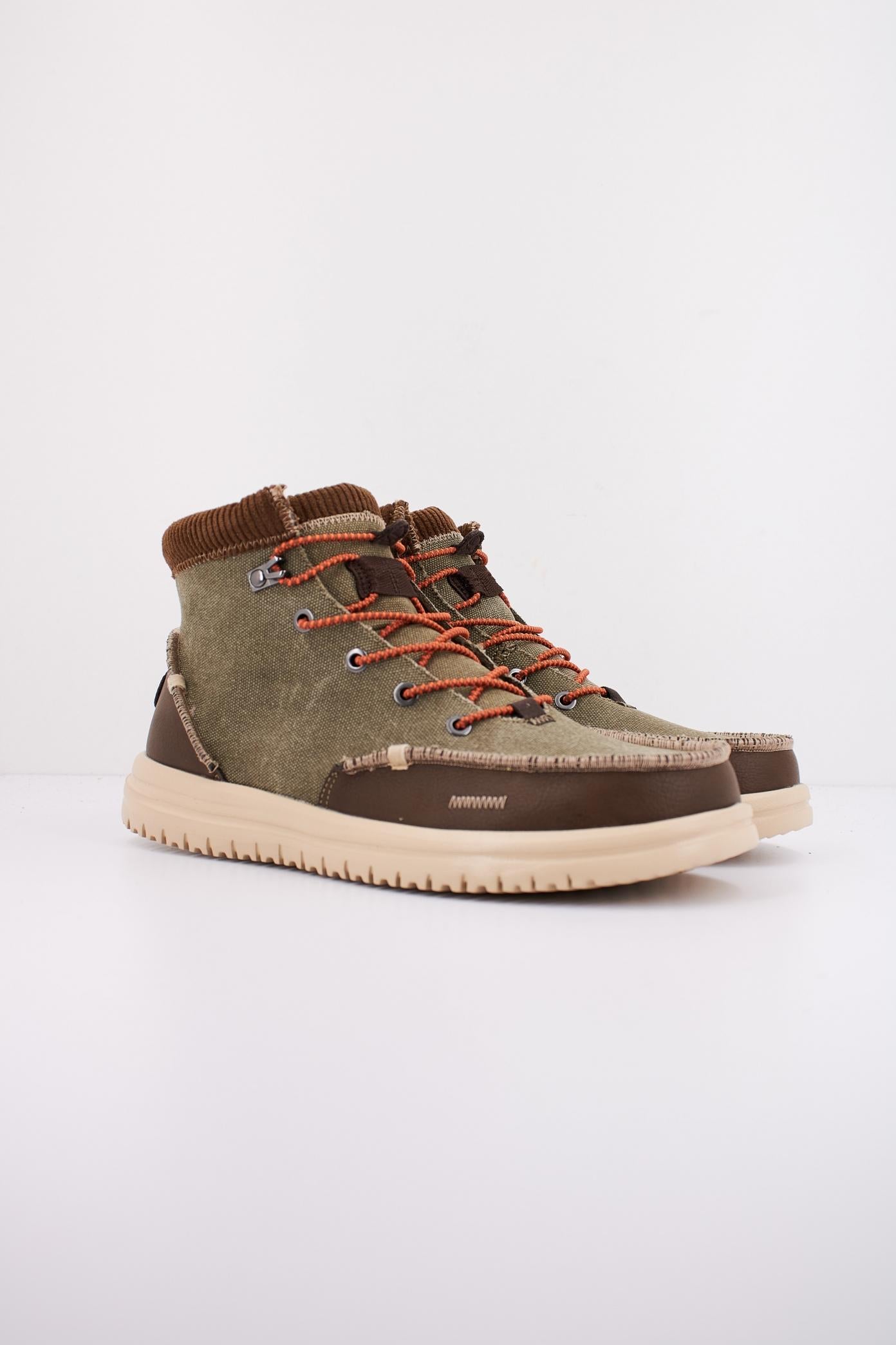 HEY DUDE  BRADLEY CORDUROY COLLAR en color VERDE  (2)