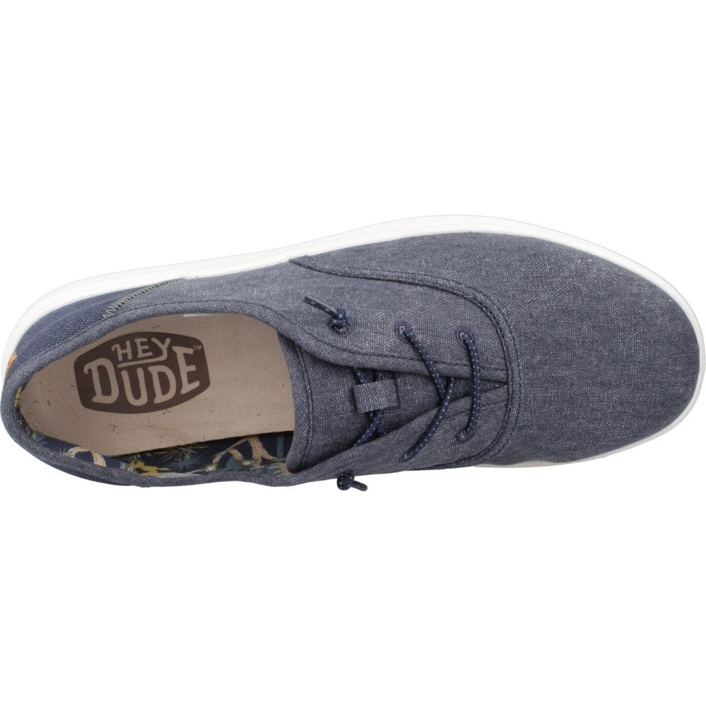 HEY DUDE  CONWAY CRAFT LINEN en color AZUL  (7)