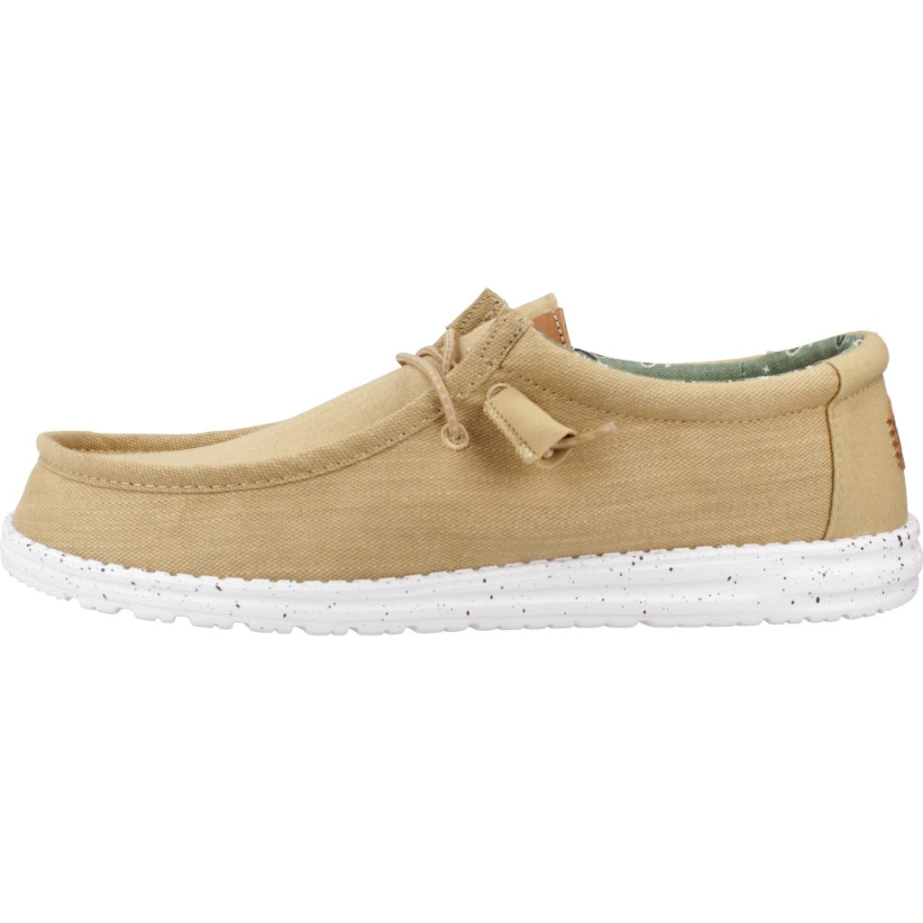 HEY DUDE WALLY WASHED CANVAS en color AMARILLO  (2)