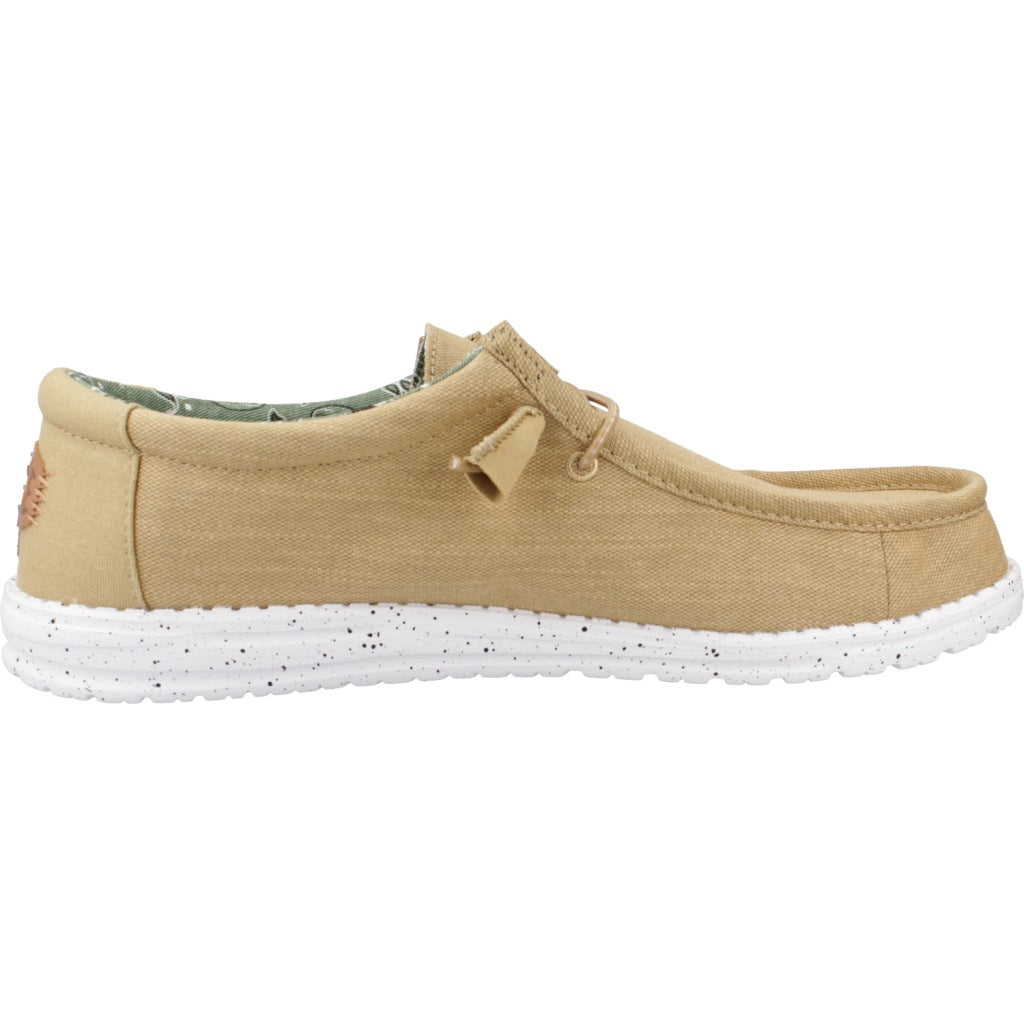 HEY DUDE WALLY WASHED CANVAS en color AMARILLO  (4)