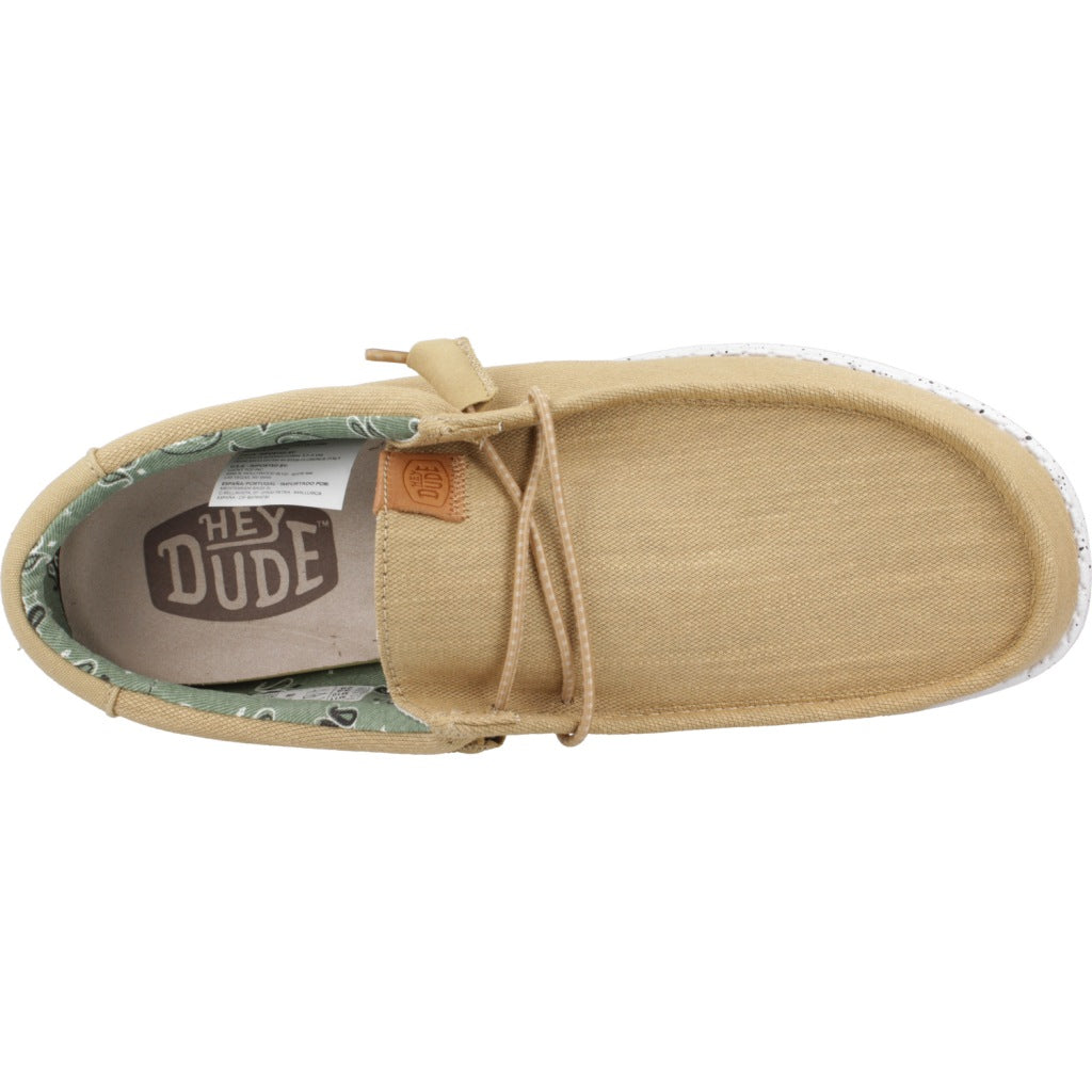 HEY DUDE WALLY WASHED CANVAS en color AMARILLO  (7)