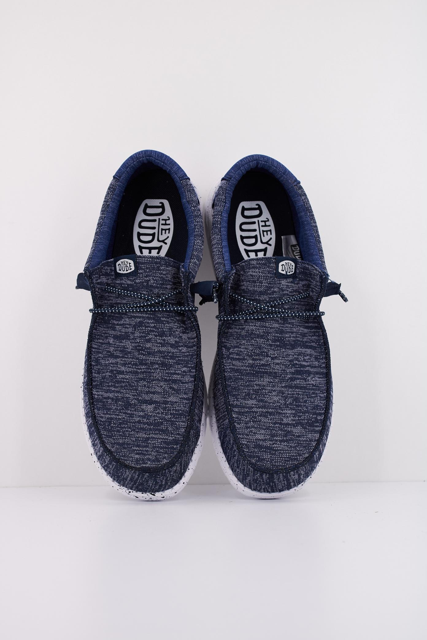 HEY DUDE WALLY SPORT KNIT en color AZUL  (3)