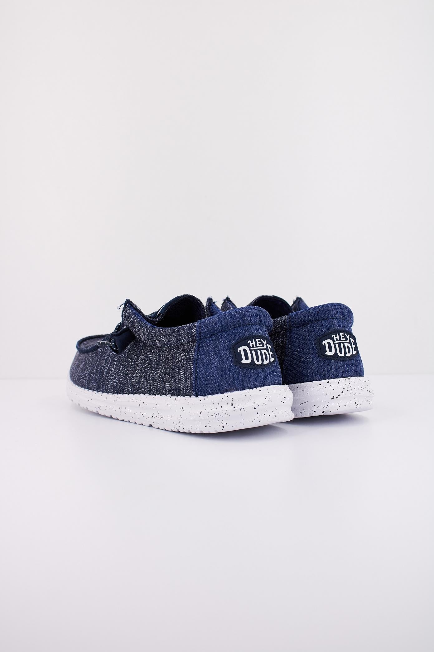 HEY DUDE WALLY SPORT KNIT en color AZUL  (4)