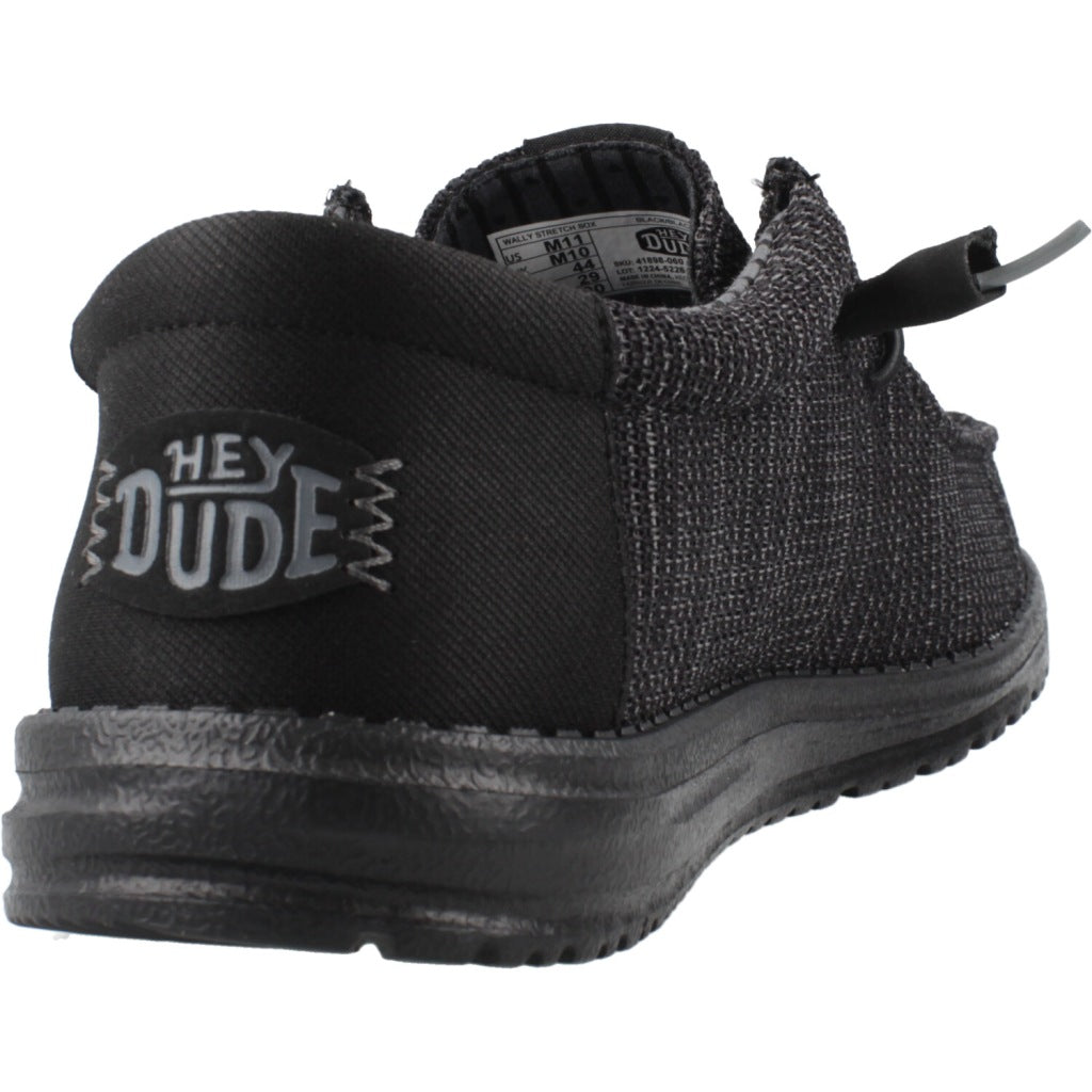 HEY DUDE WALLY STRETCH SOX en color NEGRO  (3)