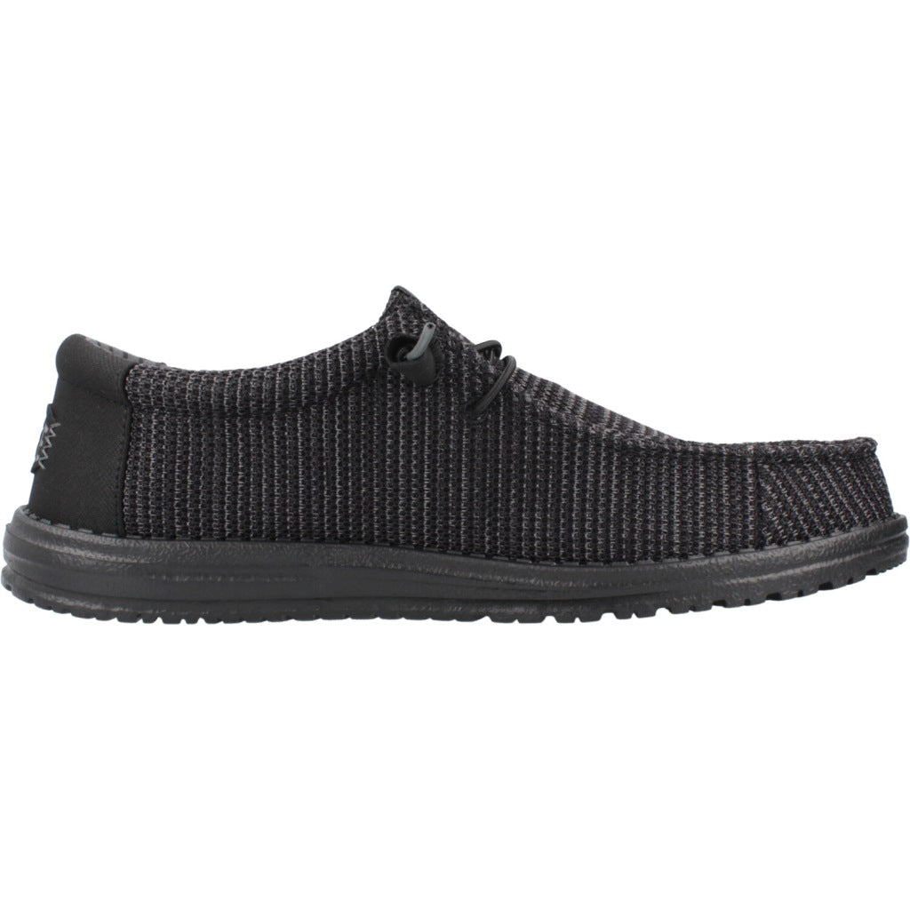 HEY DUDE WALLY STRETCH SOX en color NEGRO  (4)
